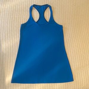 Lululemon Cool Racerback, bright blue, size 10